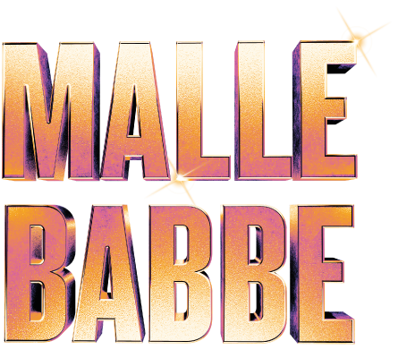 Malle Babbe woordlogo gestapeld